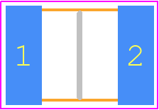 C1812C945K5RLCTU - KEMET PCB footprint - Capacitor Chip Non-polarised - Capacitor Chip Non-polarised - C1812C945K5RLCAUTO