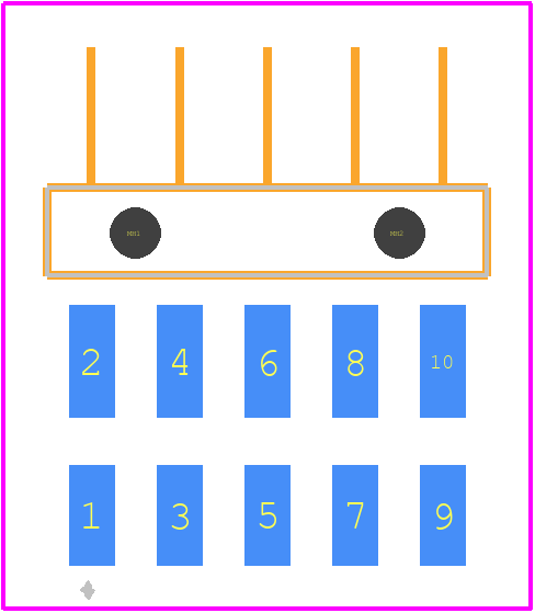MMT-105-01-L-DH-A - SAMTEC PCB footprint - Other - Other - MMT-105-01-L-DH-A-1