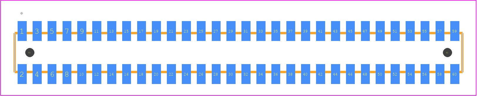 FLE-130-01-G-DV-A-P-TR - SAMTEC PCB footprint - Other - Other - FLE-130-01-X-DV-A-Y-TR