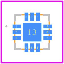 MMZ09332B - NXP PCB footprint - Other - Other - 12-Pin QFN (3mm x 3mm x 0.85mm)