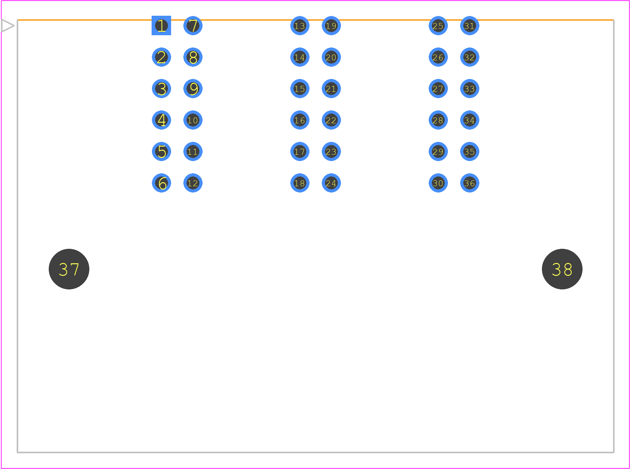 1510350013 - Molex PCB footprint - Other - Other - 1510350003