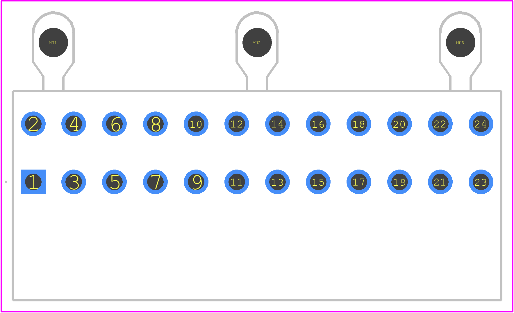 1633450000 - Weidmüller PCB footprint - Other - Other - 1633450000-2
