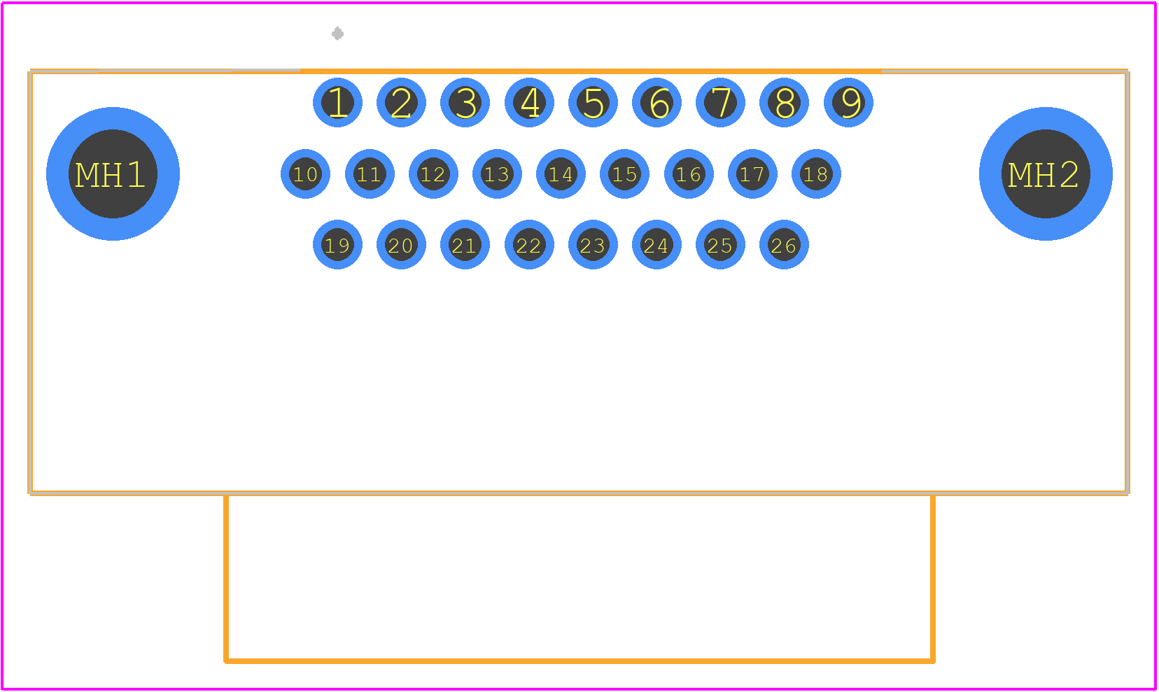 5749769-3 - TE Connectivity PCB footprint - Other - Other - 5749769-3-2