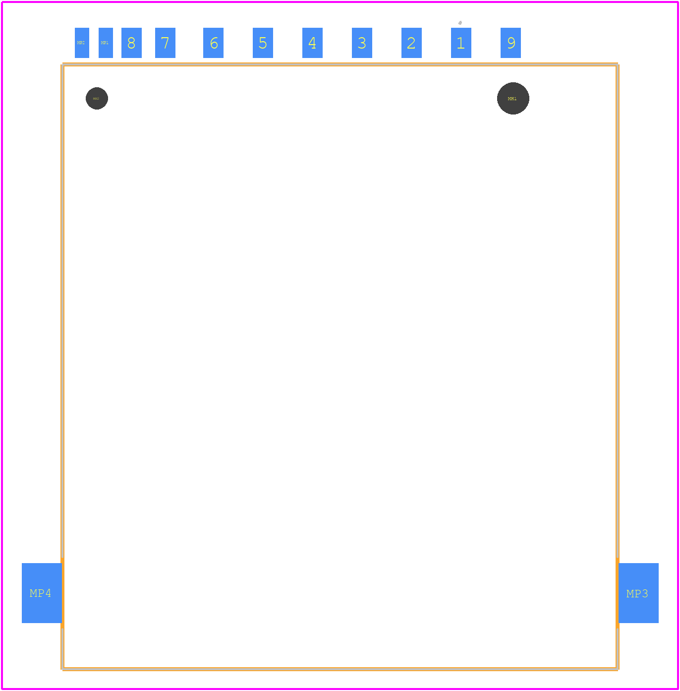 7000098812 - 3M PCB footprint - Other - Other - 7000098812-1