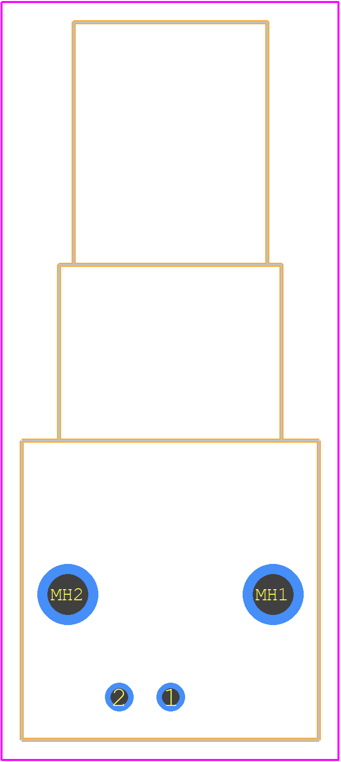 RF1-01A-D-00-75-M - Adam Tech PCB footprint - Other - Other - RF1-01A-D-00-75-M-2