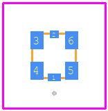 MM8930-2620RJ4 - Murata Electronics PCB footprint - Other - Other - 1.6mm x 1.6mm x 0.7mm