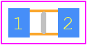 MF-FSHT005KX-2 - Bourns PCB footprint - Fuses Chip - Fuses Chip - MF-FSHT005KX-2