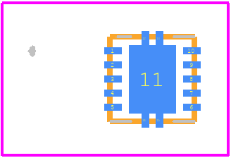 TPS62510DRCT - Texas Instruments PCB footprint - Other - Other - TPS62510DRCT-3