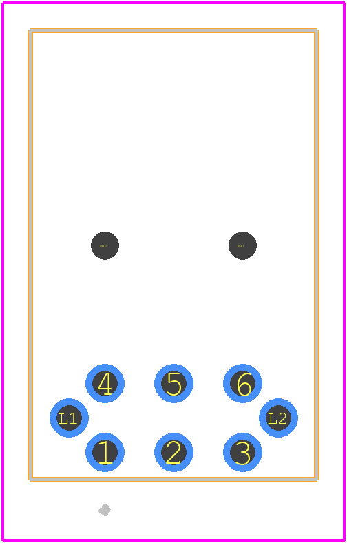 LP4EE1RBATR - E-Switch PCB footprint - Other - Other - LP4EE1RBATR-1