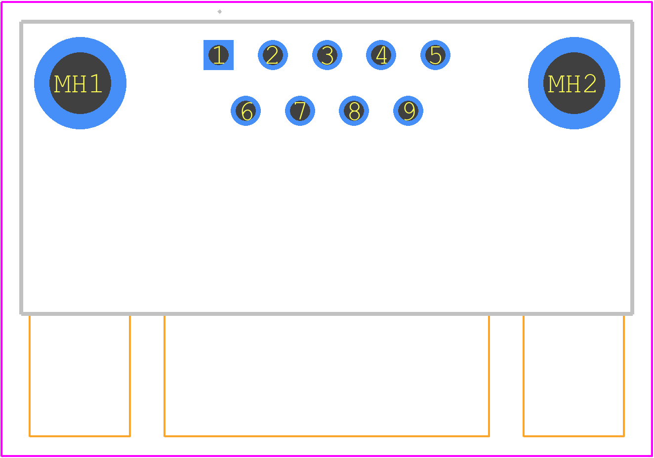 09661237803 - HARTING PCB footprint - Other - Other - 09661237803-3