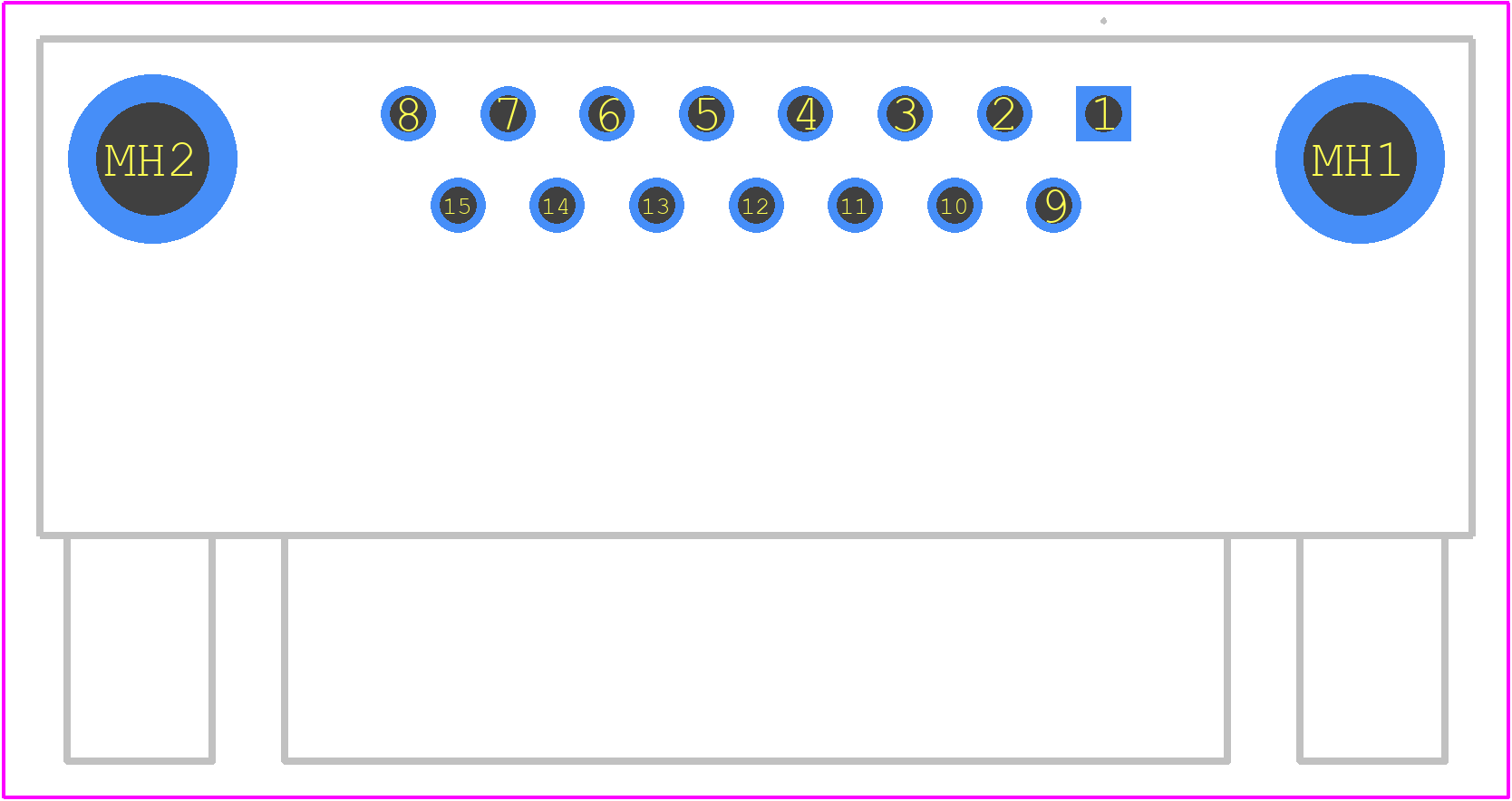 09662527617 - HARTING PCB footprint - Other - Other - 09662527617-2