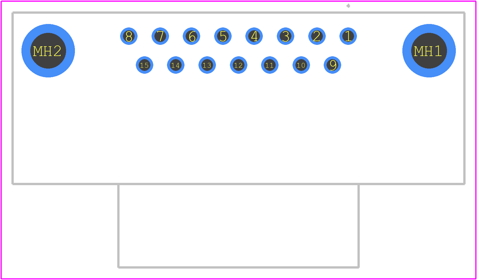 09662525612 - HARTING PCB footprint - Other - Other - 09662525612-2