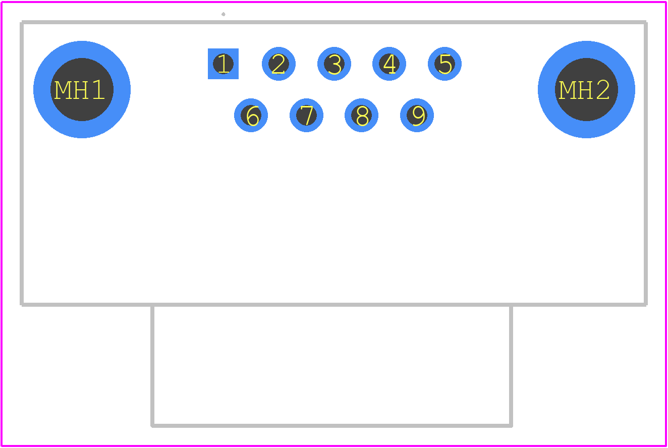 09651626815 - HARTING PCB footprint - Other - Other - 09651626815