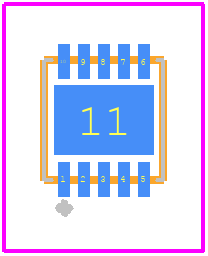 TH72035KLD - Melexis PCB footprint - Other - Other - TH72035KLD