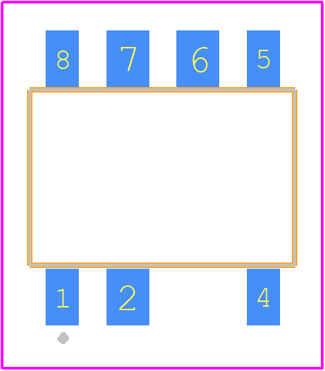 TOP256GN-TL - Power Integrations PCB footprint - Other - Other - G Package(SMD-8C)
