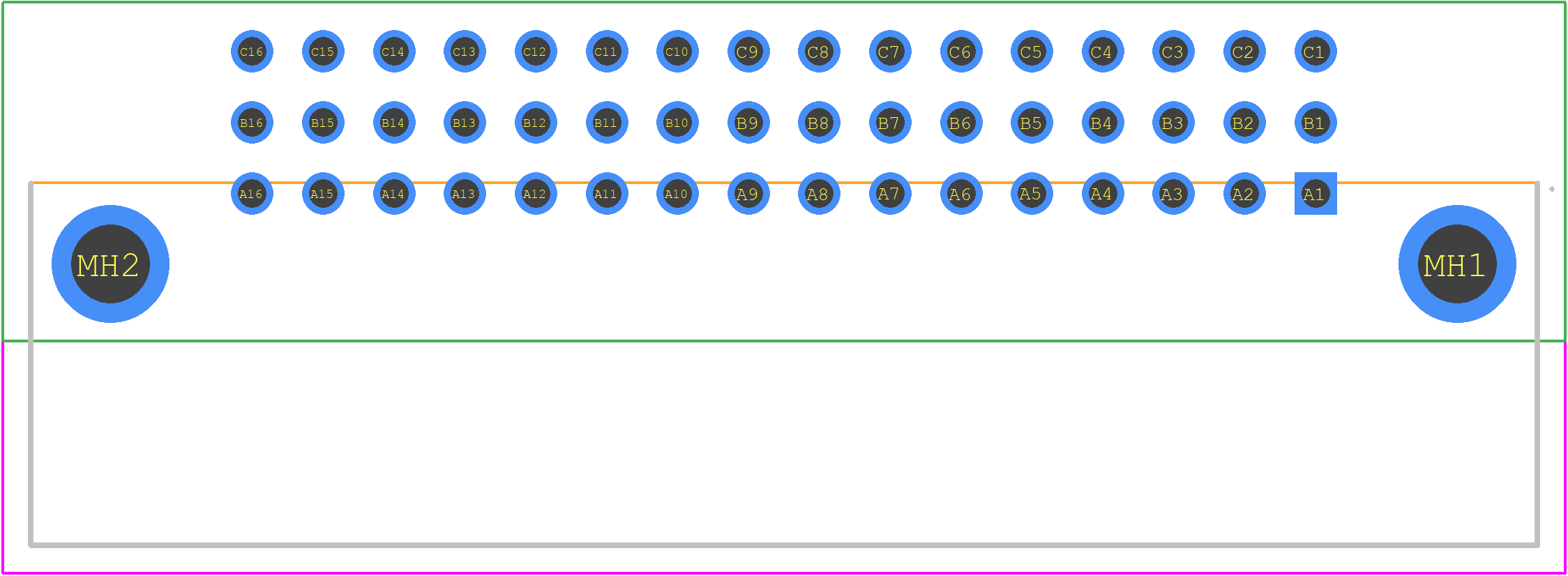 09231487951 - HARTING PCB footprint - Other - Other - 09231487951-1