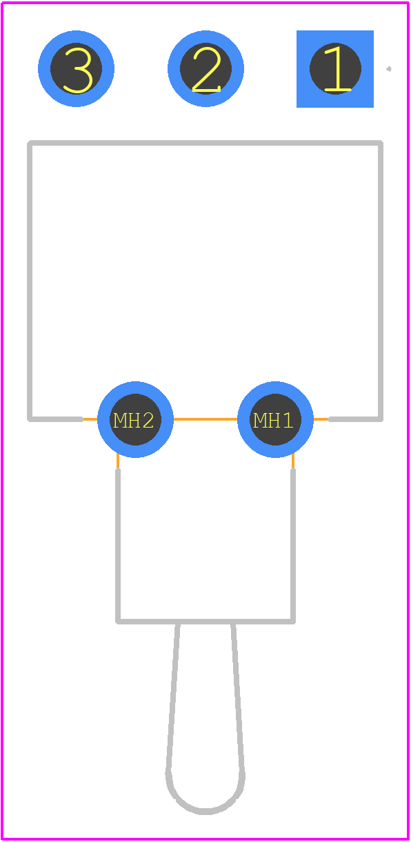 7101SYABE - LITTELFUSE PCB footprint - Other - Other - 7101SYABE-3