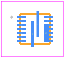 MP8771GQ-Z - Monolithic Power Systems (MPS) PCB footprint - Other - Other - MP8771GQ-Z-4