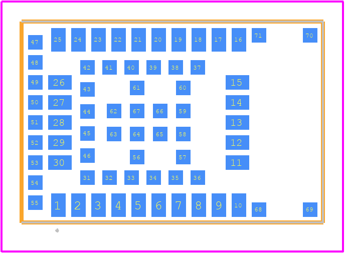 NINA-B416-00B - u-blox PCB footprint - Other - Other - NINA-B416-00B-2