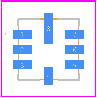 LT1027DCLS8-5#PBF - Analog Devices PCB footprint - Other - Other - LS8 Package 8-Pin Leadless Chip Carrier (5mm × 5mm)_2023