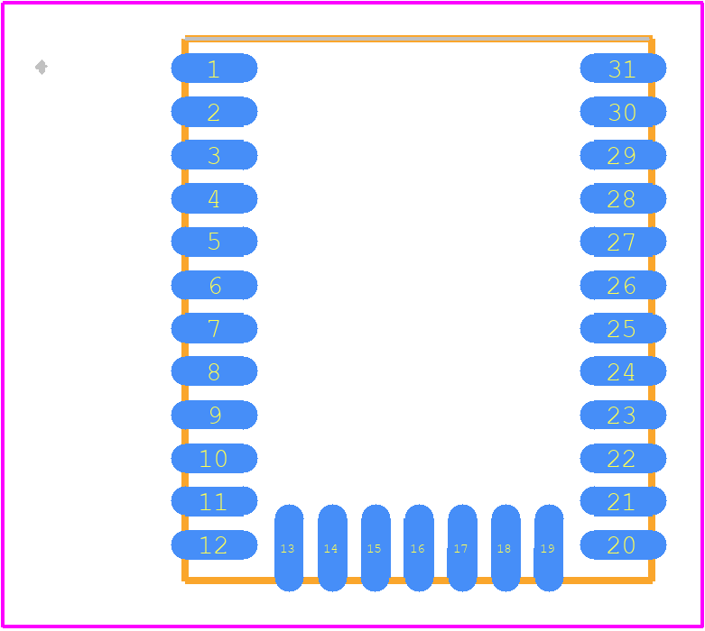 MGM220PC22HNA2 - Silicon Labs PCB footprint - Other - Other - MGM220PC22HNA2-5