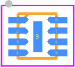 SI51211-A11112-GM - Silicon Labs PCB footprint - Small Outline No-lead - Small Outline No-lead - 8-PIN TDFN