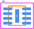 SI51218-A12195-GM - Silicon Labs PCB footprint - Small Outline No-lead - Small Outline No-lead - 8 pin TDFN