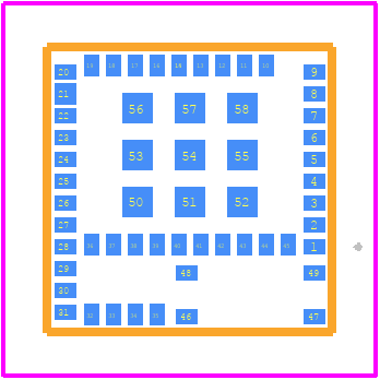 WFM200SS22XNA3R - Silicon Labs PCB footprint - Other - Other - WFM200SS22XNA3R-1