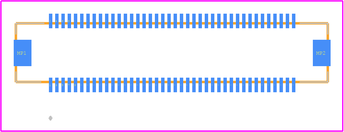 DF17B(2.0)-80DP-0.5V(97) - Hirose PCB footprint - Other - Other - DF17B(2.0)-80DP-0.5V(97)-1