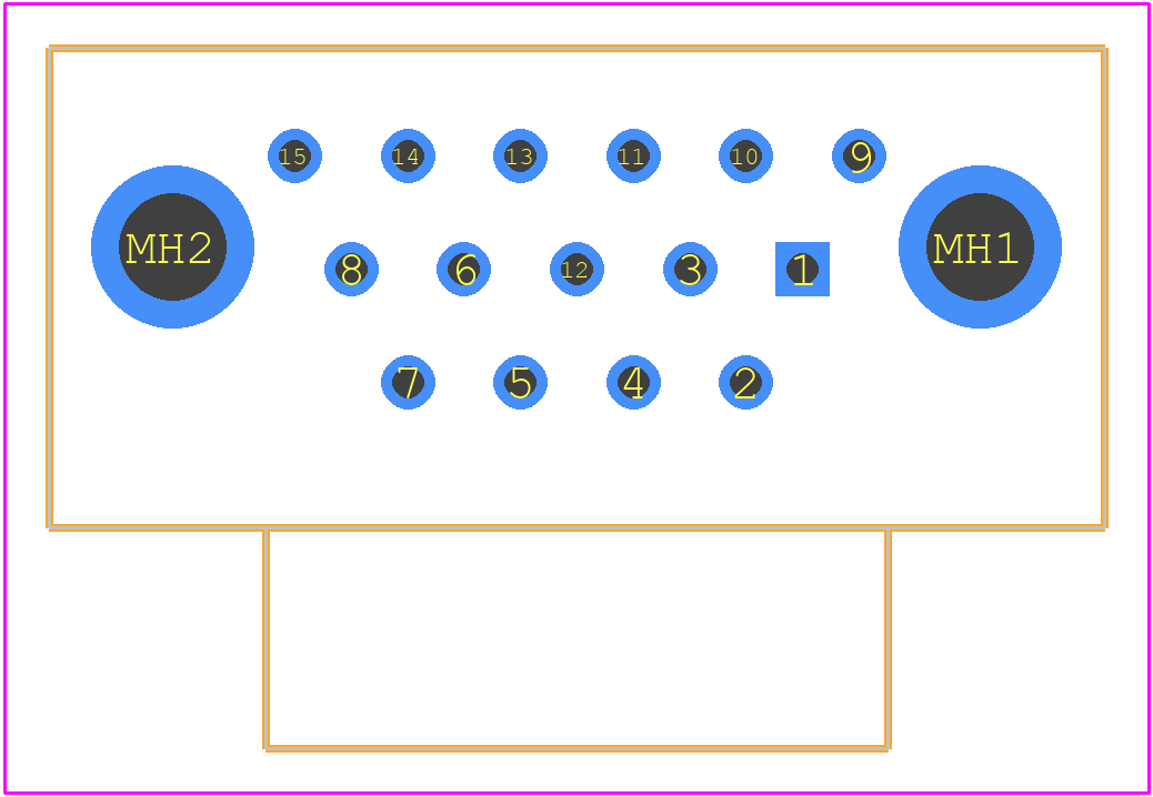 M83513/13-B02CN footprint, schematic symbol and 3D model by Glenair