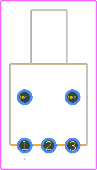 TP32W008000 - Apem PCB footprint - Other - Other - TP32W008000-3