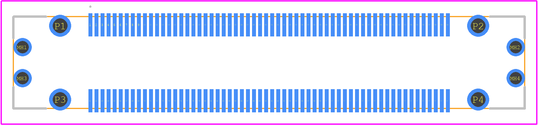 FX23-120S-0.5SV - Hirose PCB footprint - Other - Other - FX23-120S-0.5SV-4