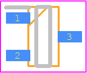 BSR316PH6327XTSA1 - Infineon PCB footprint - SOT23 (3-Pin) - SOT23 (3-Pin) - PG-SC59 -