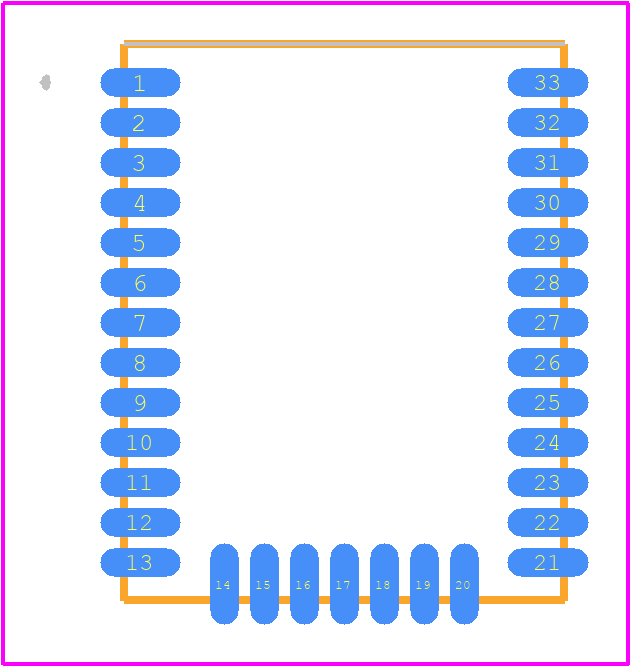 BT121-A-V2-IAP - Silicon Labs PCB footprint - Other - Other - BT121-A-V2-IAP-1