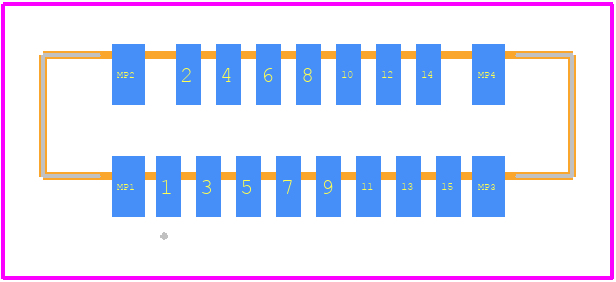 0525591552 - Molex PCB footprint - Other - Other - 0525591552-3