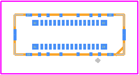 20698-028E-01 - I-Pex PCB footprint - Other - Other - 20698-028E-01