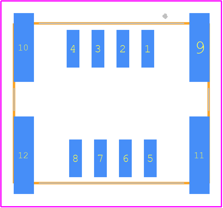 V0026-008E-001 - I-Pex PCB footprint - Other - Other - V0026-008E-001