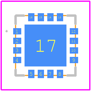 SKY66312-11 - Skyworks PCB footprint - Other - Other - SKY66312-11-1