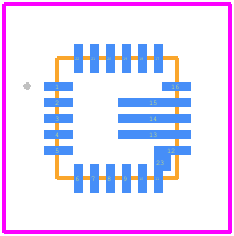 MAX98374EFF+ - Analog Devices PCB footprint - Other - Other - F223A3F+1