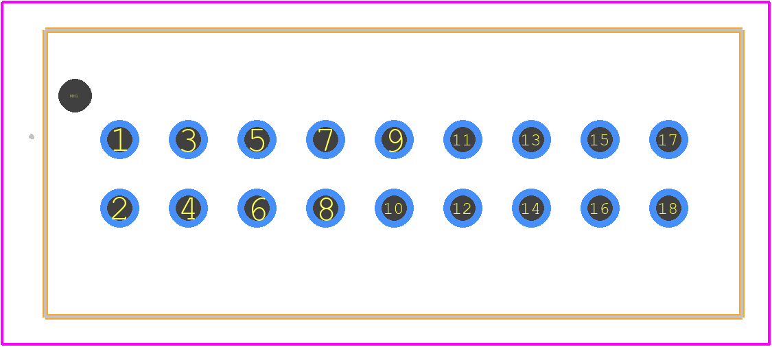 1-2324245-8 - TE Connectivity PCB footprint - Other - Other - 1-2324245-8-2
