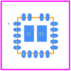 UCS3205-E/Q8A - Microchip PCB footprint - Other - Other - 19-Lead Very Thin Plastic Quad Flat, No Lead Package (Q8A) - 3x3x0.9 mm Body [VQFN] With Dual Exposed Pa