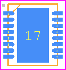 LTC3115IDHD-1#WPBF - Analog Devices PCB footprint - Small Outline No-lead - Small Outline No-lead - DHD Package 16-Lead Plastic DFN (5mm × 4mm)