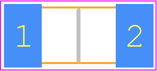 194D106X5025G2B - Vishay PCB footprint - Capacitor Chip Non-polarised - Capacitor Chip Non-polarised - CASE G