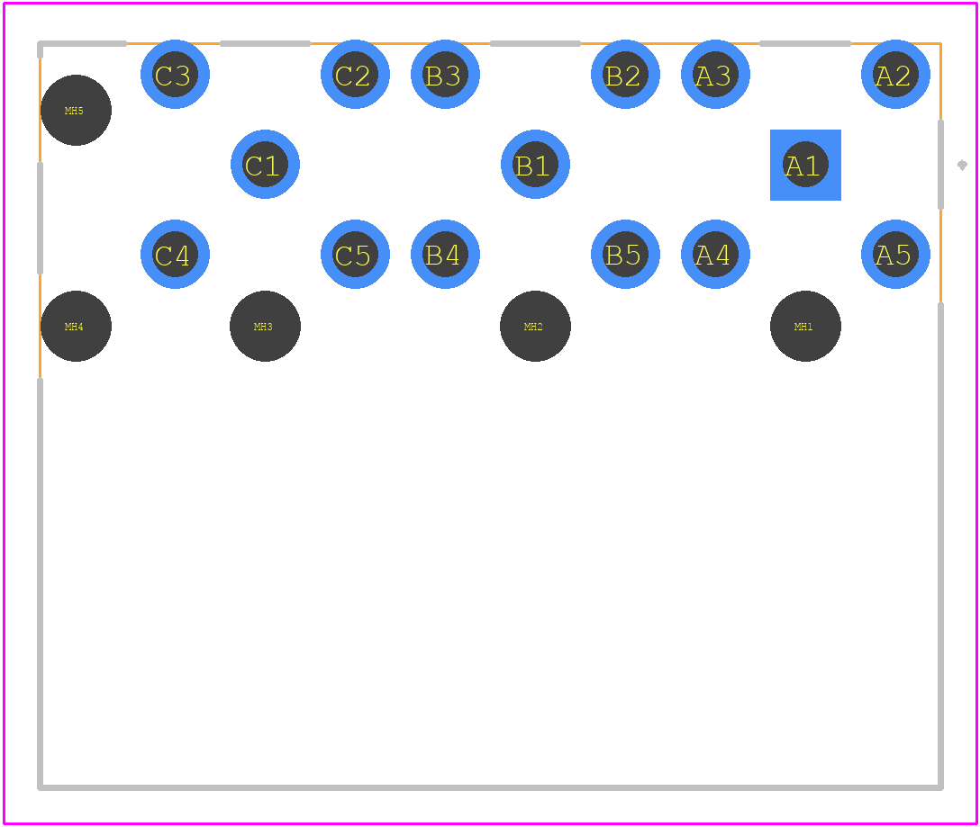 44581 - TE Connectivity PCB footprint - Other - Other - 44581
