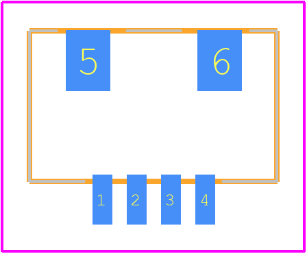 DF13A-4P-1.25H(51) - Hirose PCB footprint - Other - Other - DF13A-4P-1.25H(51)