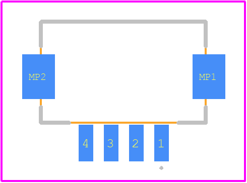 DF13A-4P-1.25H(75) - Hirose PCB footprint - Other - Other - DF13A-4P-1.25H(75)-1