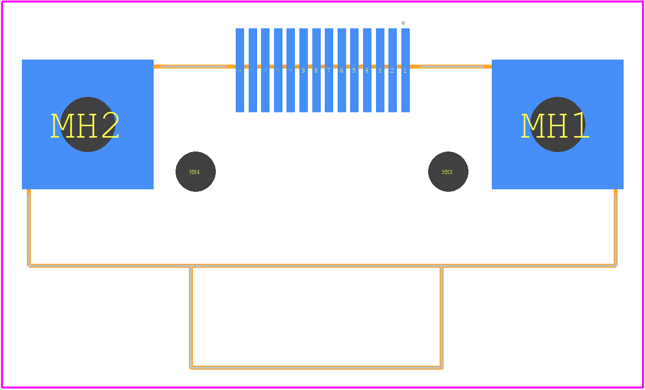 10214-1210VE - 3M PCB footprint - Other - Other - 10214-1210VE-2