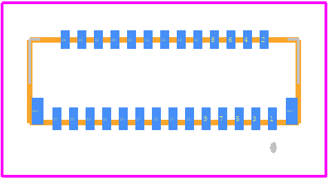 FH35C-27S-0.3SHW(99) - Hirose PCB footprint - Other - Other - FH35C-27S-0.3SHW(99)-1