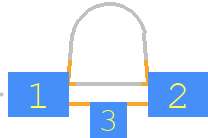 KPPA-3010ZGC - Kingbright PCB footprint - Other - Other - 3x1mm_R/A_SMD_LED