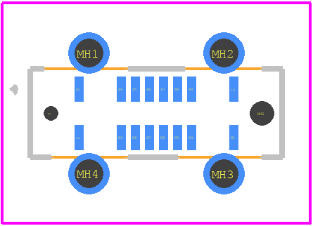 USB4120-03-C - GCT (GLOBAL CONNECTOR TECHNOLOGY) PCB footprint - Other - Other - USB4120-03-C